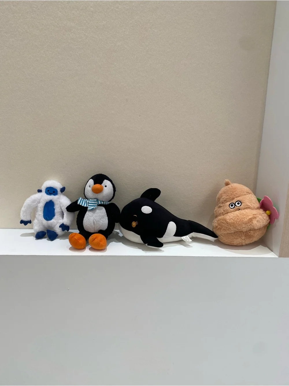 Set Of 4 Stuffed Animals