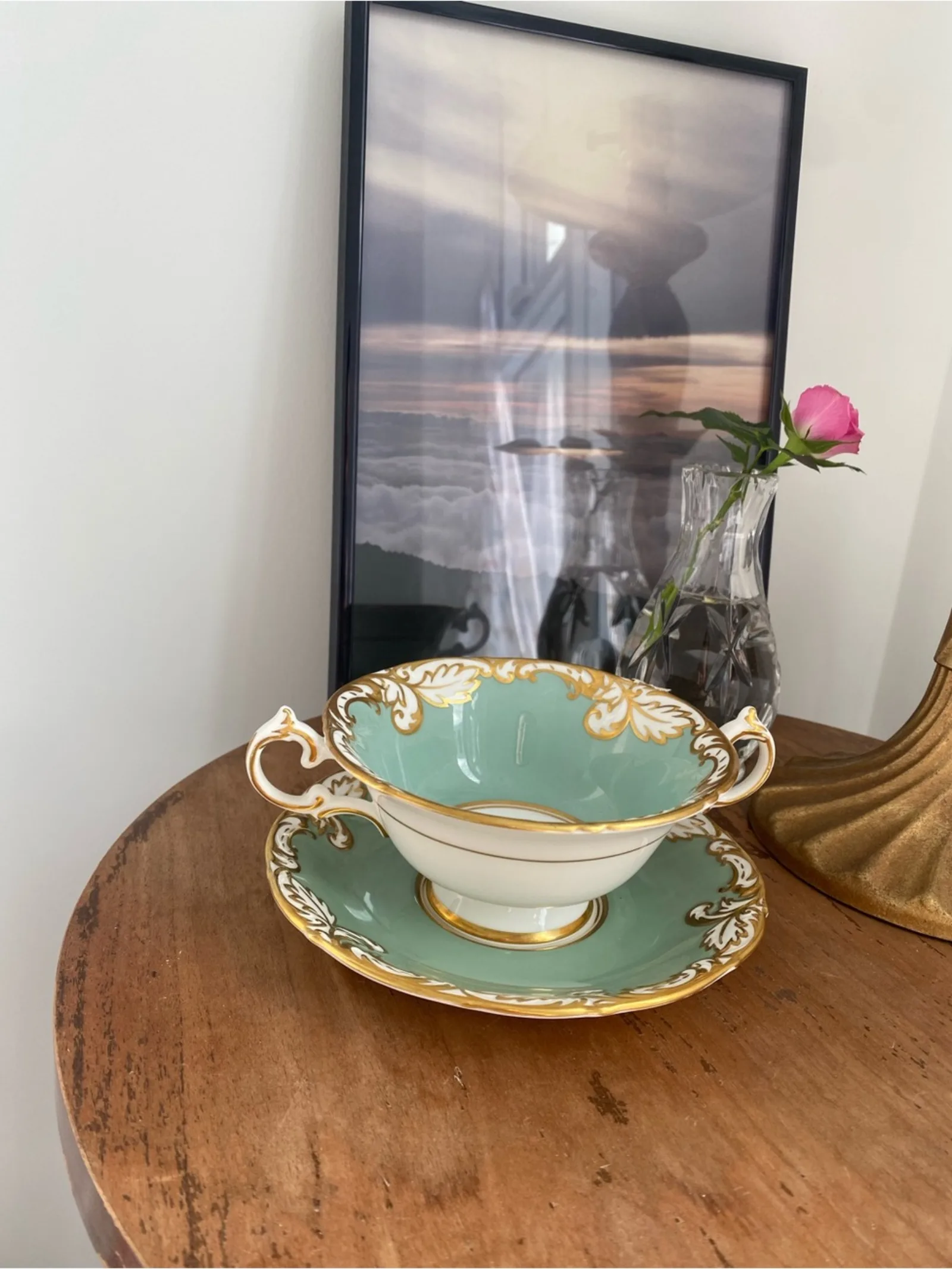 RARE Paragon Bouillon and Saucer Set