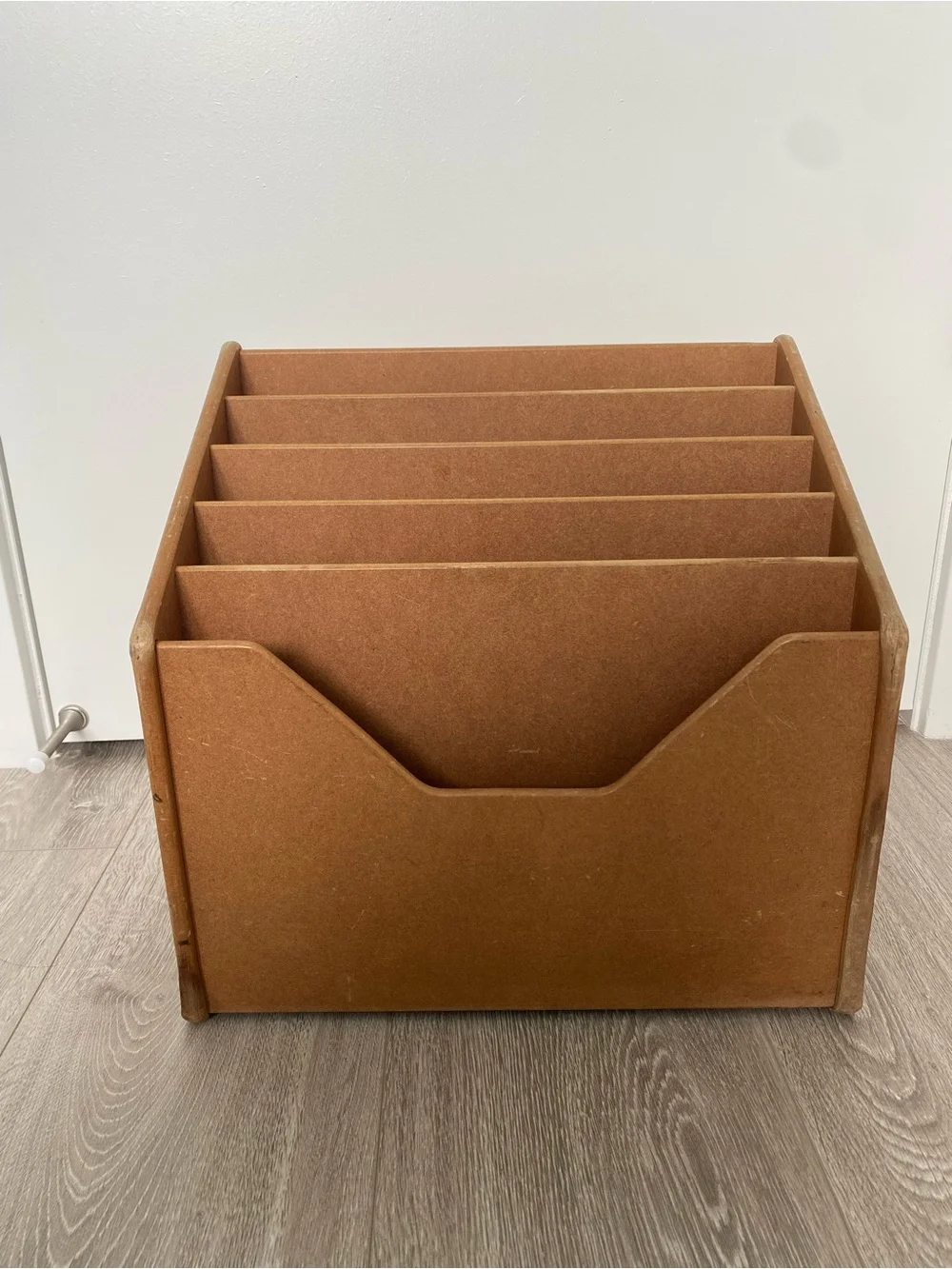 Wooden Desktop File Holder / Magazine Organizer