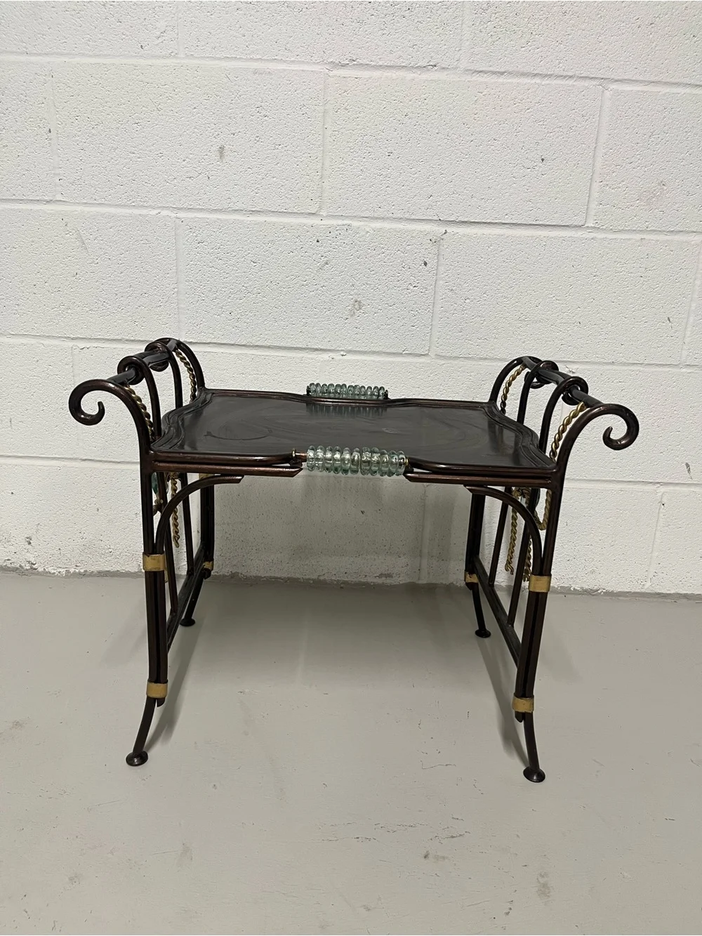 ✨ Rare Ornate Serving / Accent Table —Sculptural Hollywood Regency Style