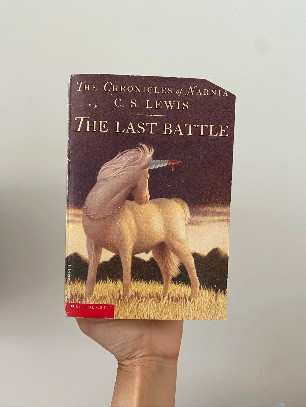 1995 Scholastic 1St Edition Narnia Paperback The Last Battle C.S. Lewis