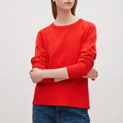 Cos 100% Cotton Knit Sweater - Size S