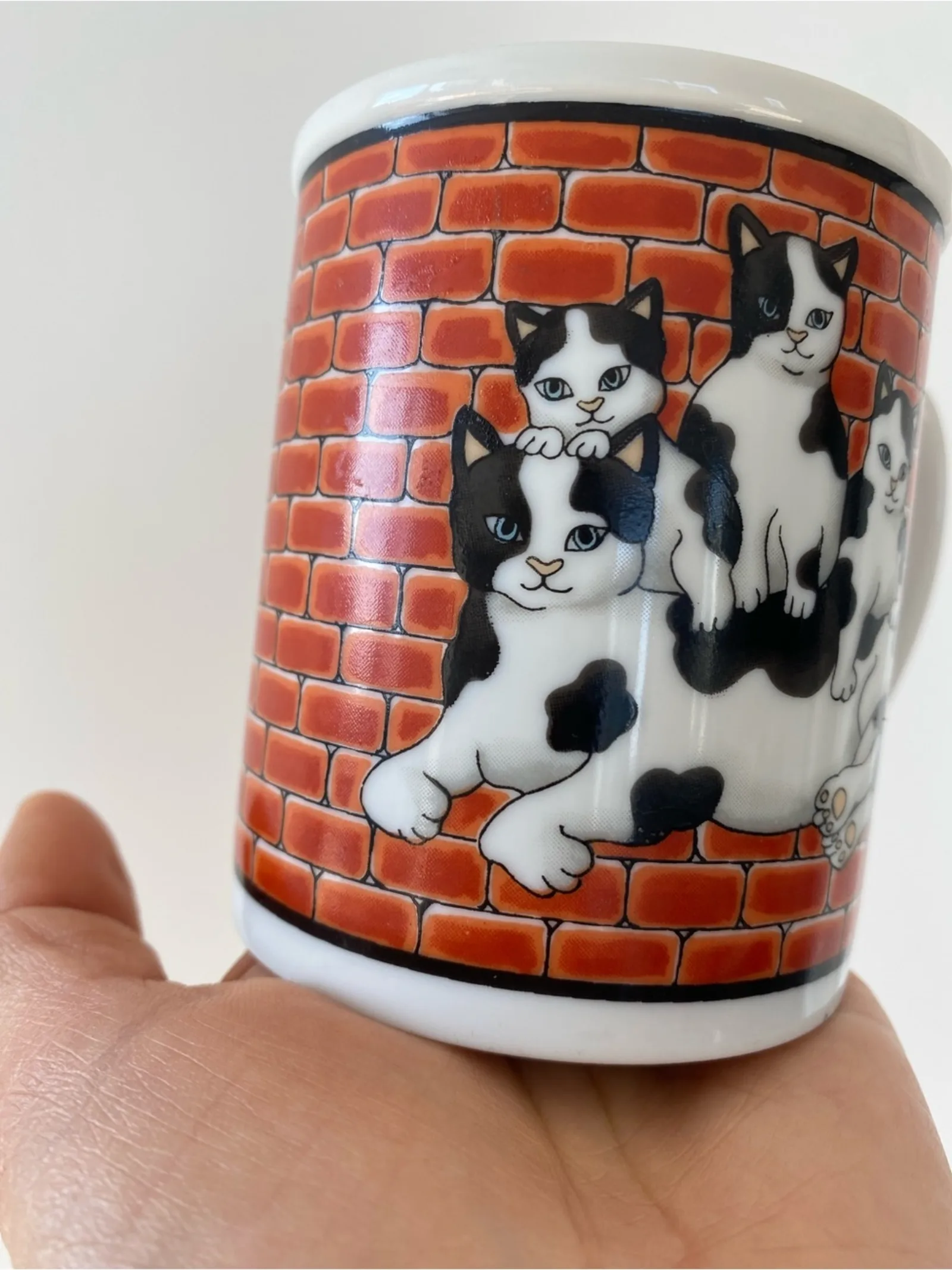 Vintage Takahashi San Francisco City Cat Mug