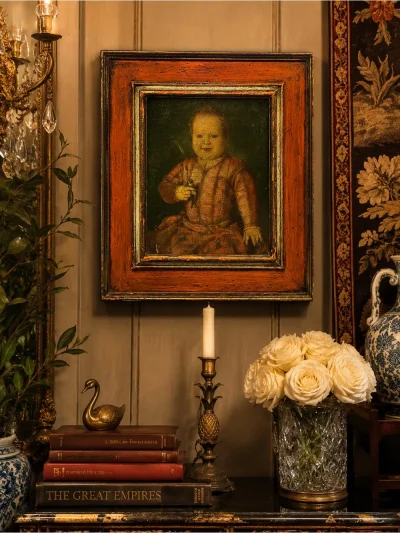 Italian Bronzino Portrait – Don Garcia De’ Medici | Wood Frame