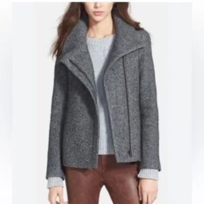 New Soia And Kyo Beautiful Wool Coat - Size M