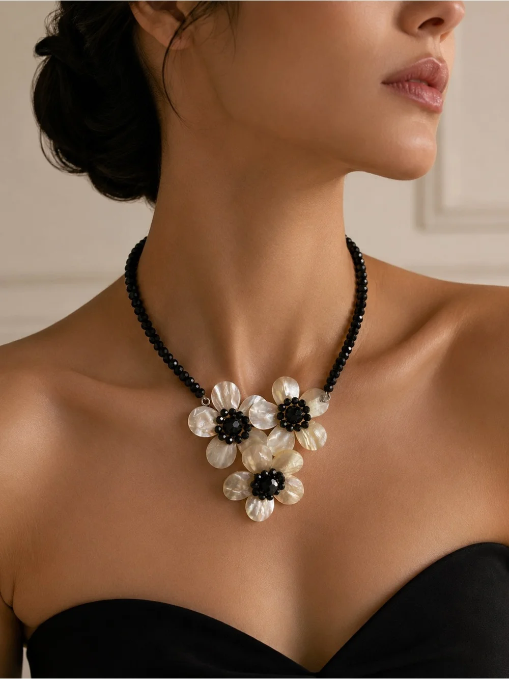 Beautiful Mother Of Pearl Necklace