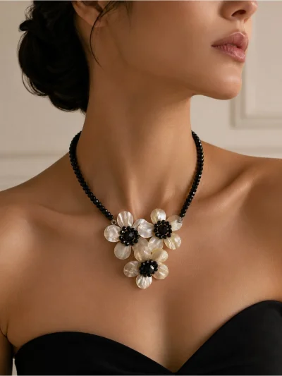 Beautiful Mother Of Pearl Necklace