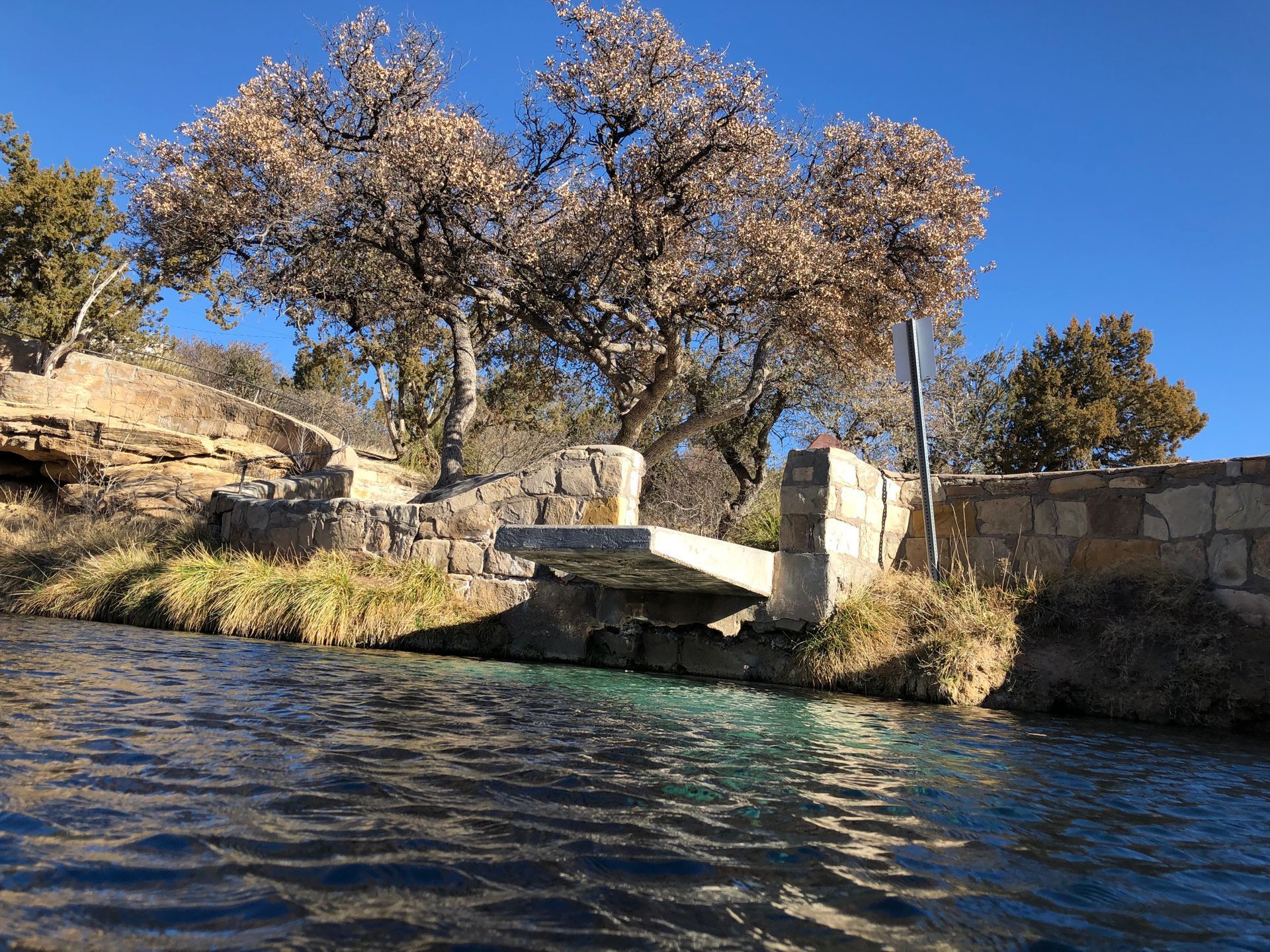 Swimming the Blue Hole in Santa Rosa, NM