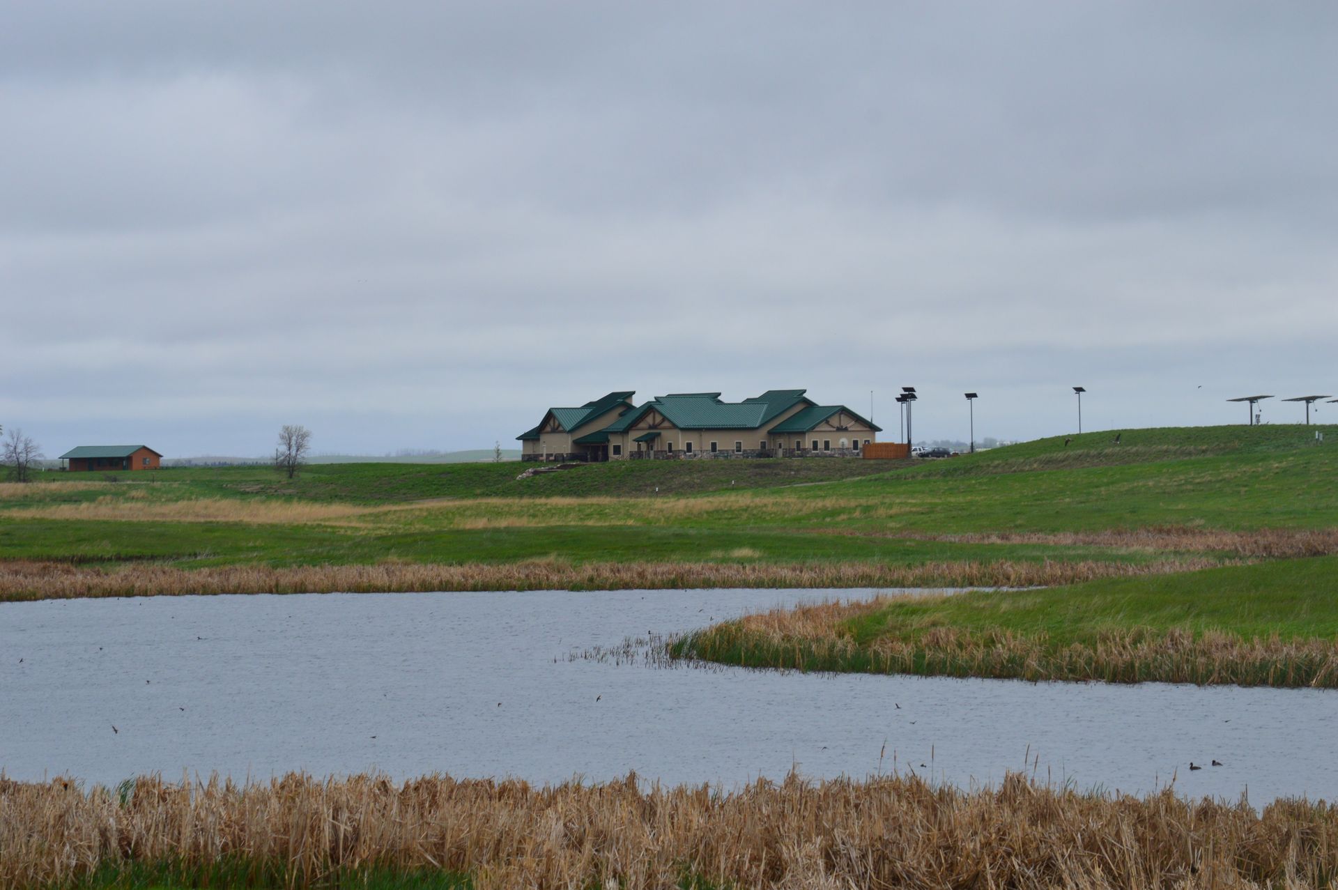 View of the Visitor Center and offices