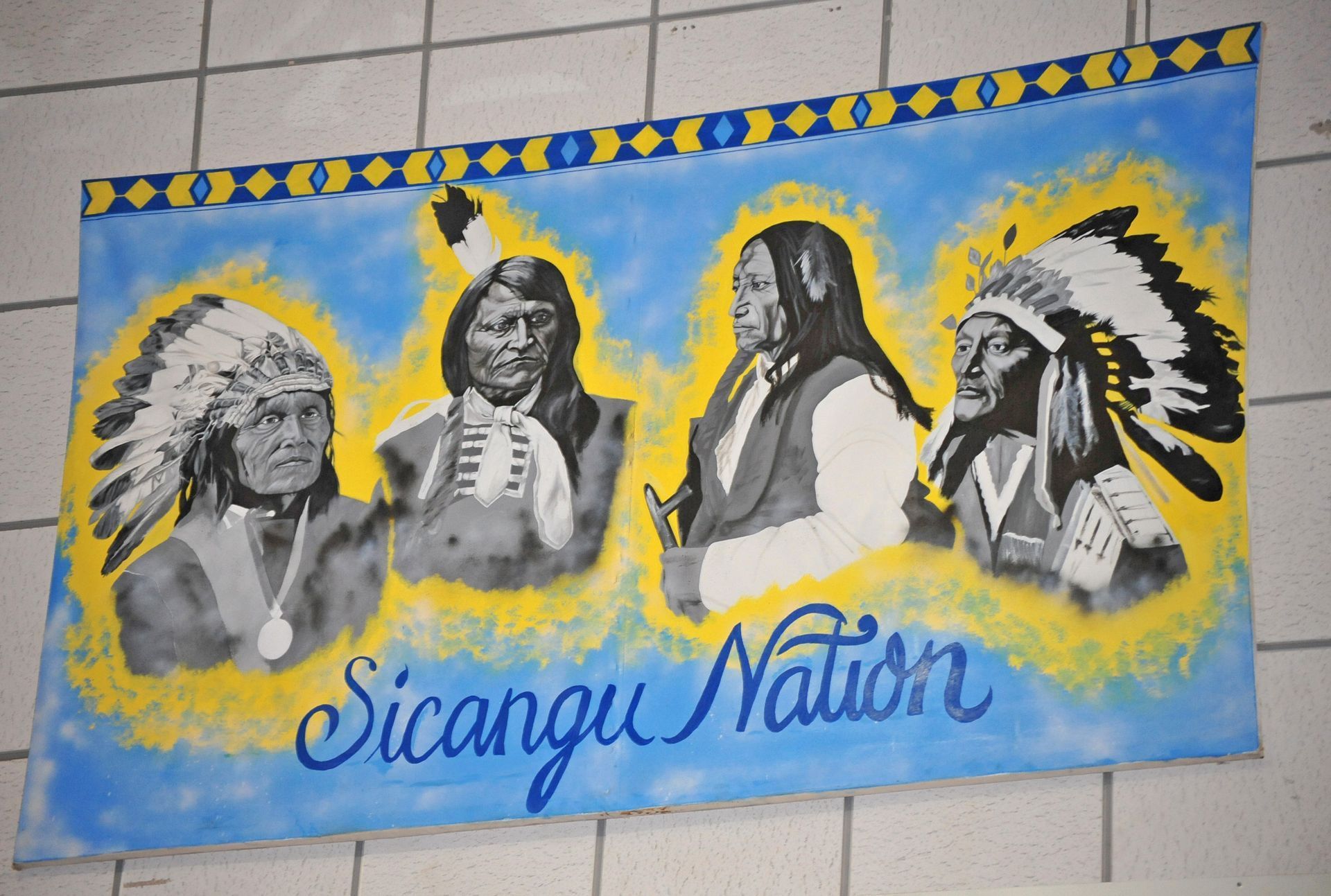 Sicangu Lakota Sioux Nation flag