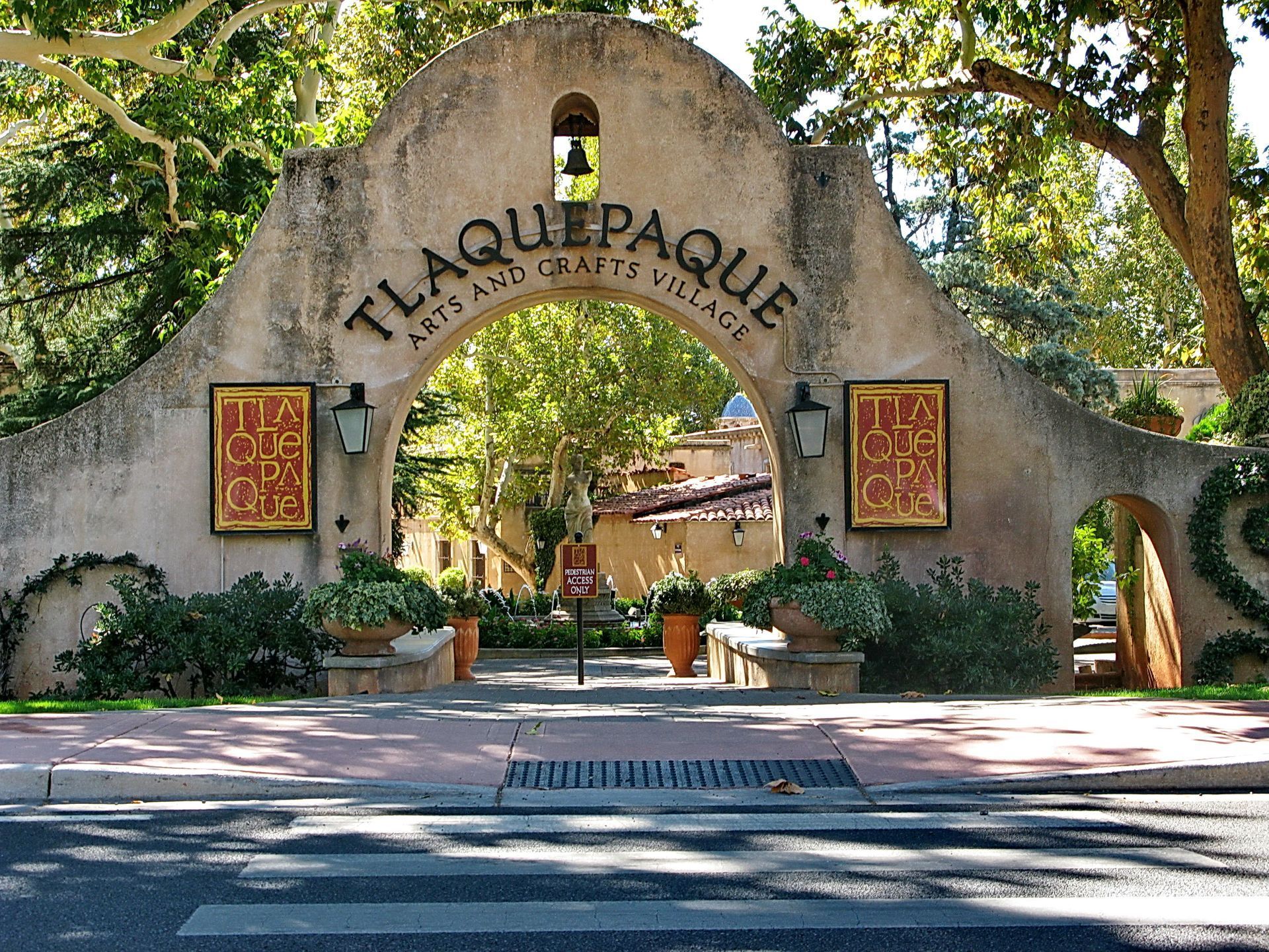 Tlaquepaque Arts & Crafts Village entrance - Sedona