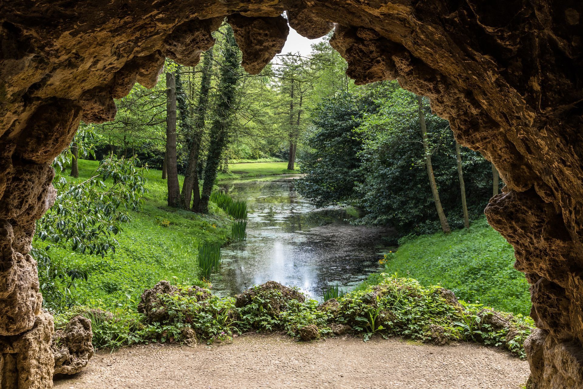 From the grotto, Stowe