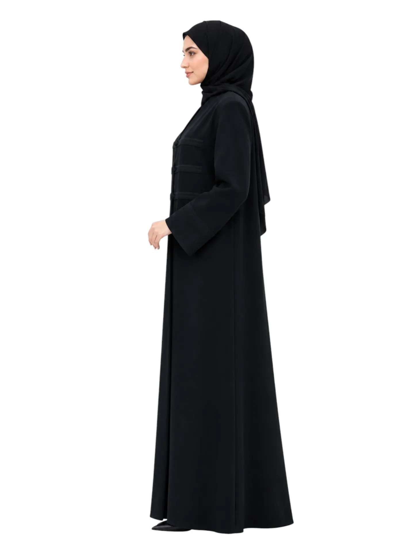 عباية سيران بليزر قماش سيراميك - عبايات صيفية - 2
