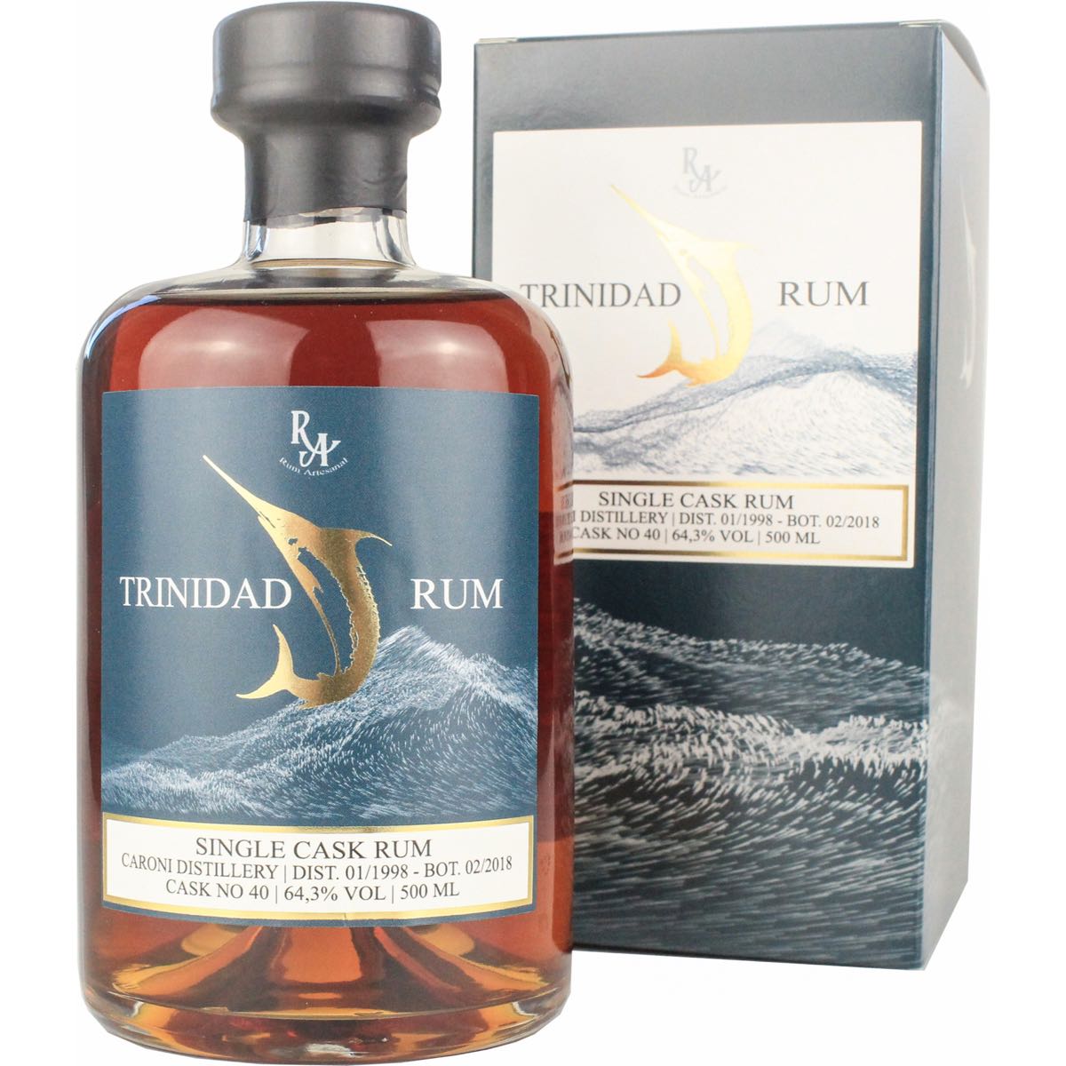 Bottle image of Rum Artesanal Trinidad Rum HTR