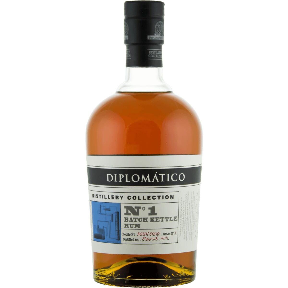 Bottle image of Diplomático / Botucal No. 1 Single Batch Kettle Rum