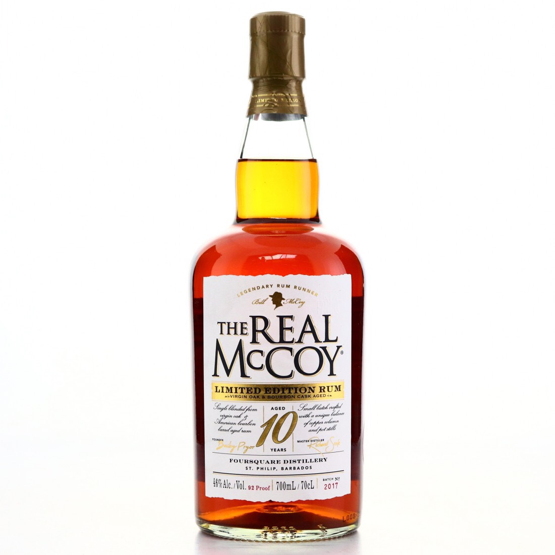 Bottle image of The Real McCoy Limited Edition Rum (Virgin Oak)