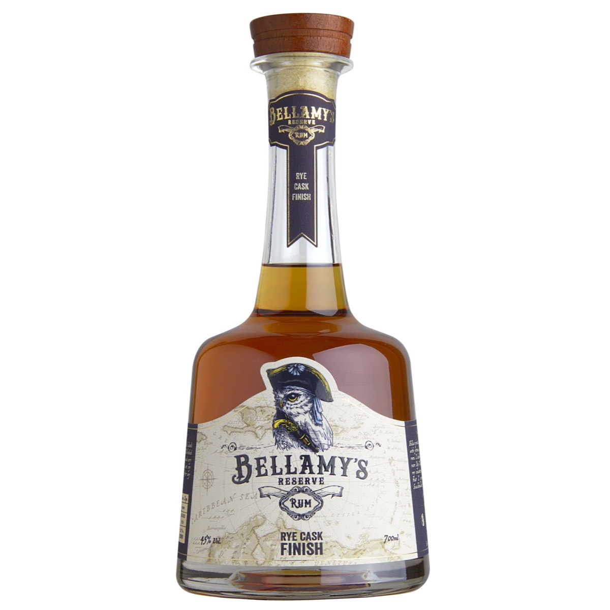 Bottle image of Bellamy‘s Reserve Rum Rye Cask Finish