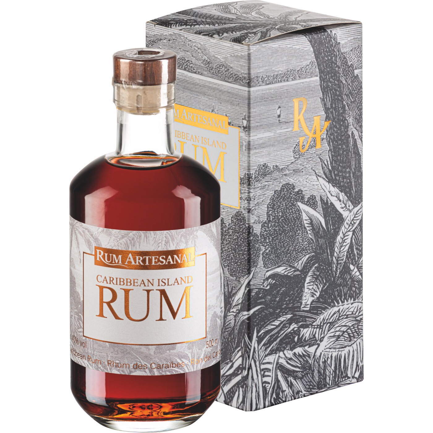 Bottle image of Rum Artesanal Caribbean Island Blend