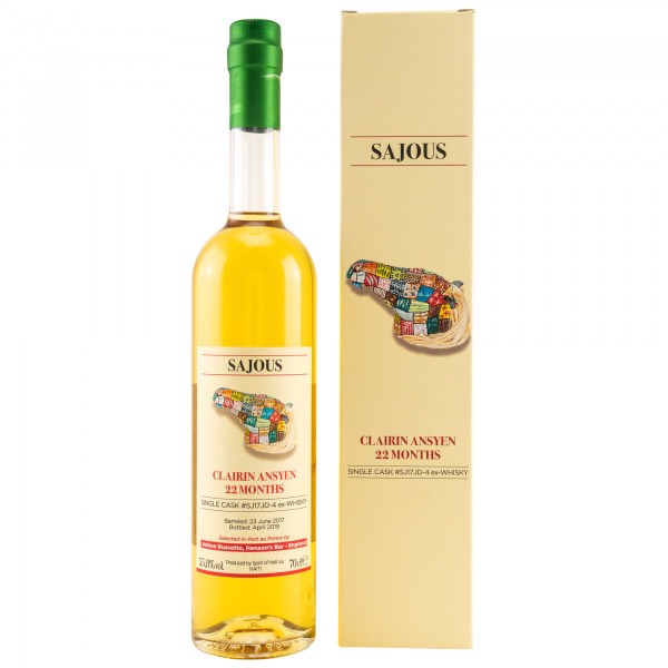 Bottle image of Clairin Ansyen Sajous (Jack Daniels Cask)