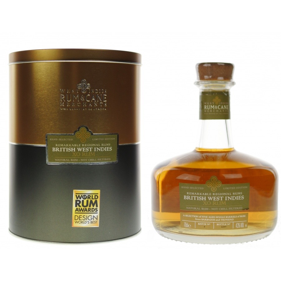 Bottle image of Rum & Cane British West Indies XO