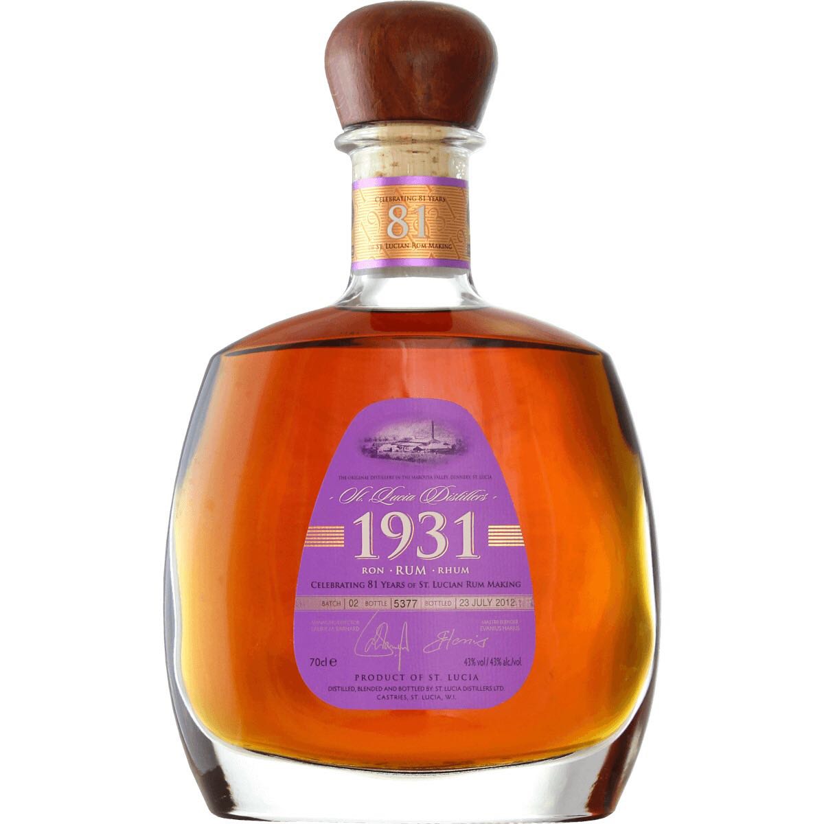 High resolution image of the bottle