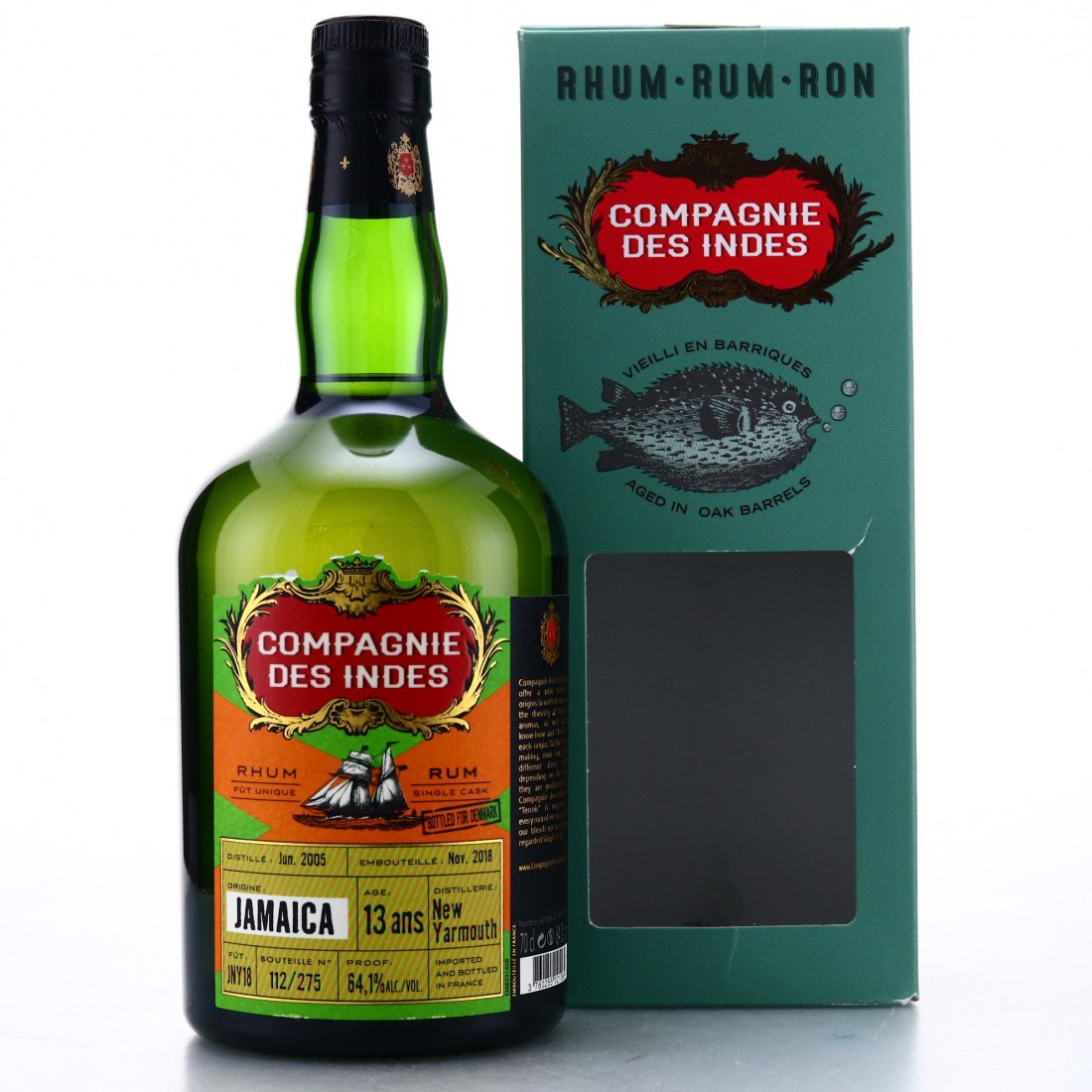 Bottle image of Jamaica (Bottled for Denmark)