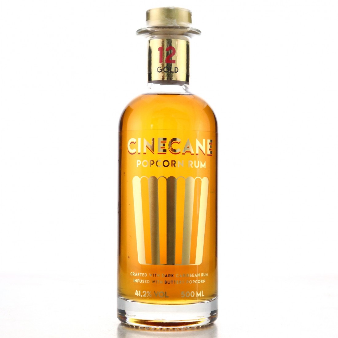 Bottle image of CINECANE Popcorn Rum Gold