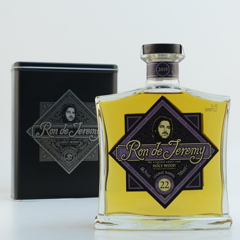 Bottle image of Ron de Jeremy Holy Wood 22 YO Cognac Barrel