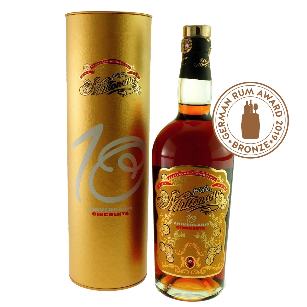 Bottle image of Millonario 10 Aniversario Cincuenta