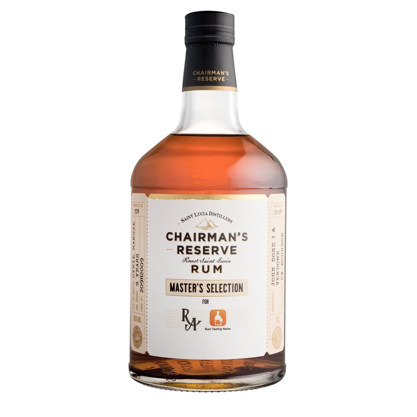 Bottle image of Chairman‘s Reserve Master‘s Selection (Rum Artesanal & Rum Tasting Notes)