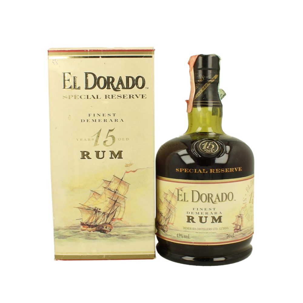 Bottle image of El Dorado 15 Vintage
