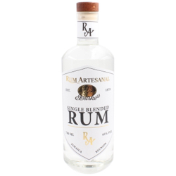 Image of the front of the bottle of the rum Rum Artesanal Burke‘s Single Blended Rum