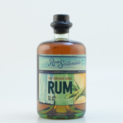 Image of the front of the bottle of the rum Ron Sostenible 8 years