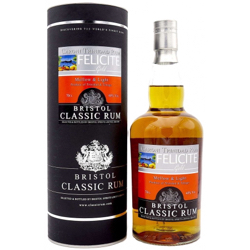 Image of the front of the bottle of the rum Felicite Gold Trinidad Rum