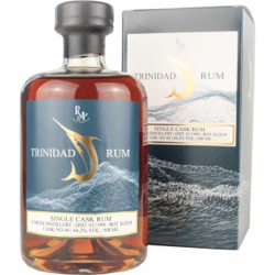 Image of the front of the bottle of the rum Rum Artesanal Trinidad Rum HTR