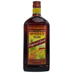 Image of the front of the bottle of the rum Myers‘s Original Dark
