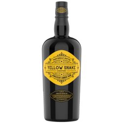 Image of the front of the bottle of the rum Island Signature Yellow Snake