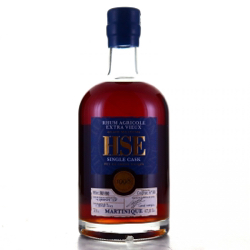 Image of the front of the bottle of the rum HSE Single Cask