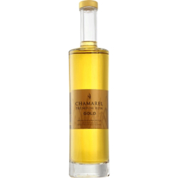 Image of the front of the bottle of the rum Gold