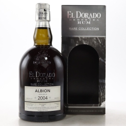 Image of the front of the bottle of the rum El Dorado Rare Collection AN