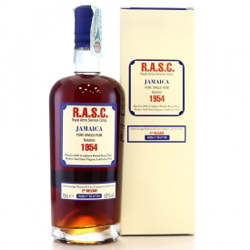 Image of the front of the bottle of the rum R.A.S.C. Royal Army Service Corps