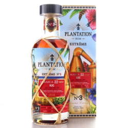 Image of the front of the bottle of the rum Plantation Extreme No. 3 HJC