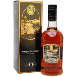 Image of the front of the bottle of the rum Añejo Superior 11 Años