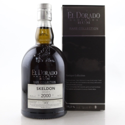 Image of the front of the bottle of the rum El Dorado Rare Collection SWR