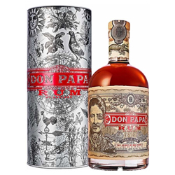 Image of the front of the bottle of the rum Don Papa Collector Edition