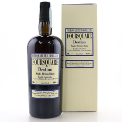 Image of the front of the bottle of the rum Destino