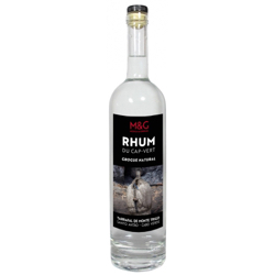 Image of the front of the bottle of the rum Grogue Natural