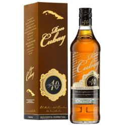 Image of the front of the bottle of the rum Ron Cubay Reserva Especial
