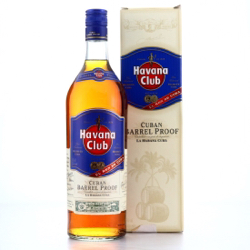 Image of the front of the bottle of the rum Cuban Barrel Proof