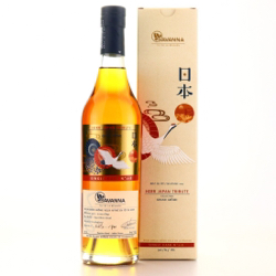 Image of the front of the bottle of the rum Japan Tribute HERR